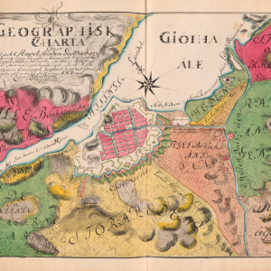 Map showing Gothenburg 1766