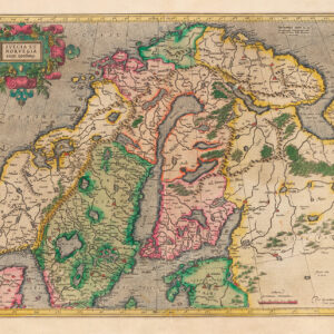 Poster showing Sweden and Norway 1630