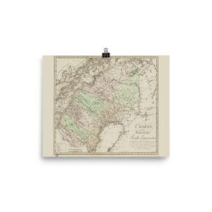 Swedis province Vasterbotten 1796