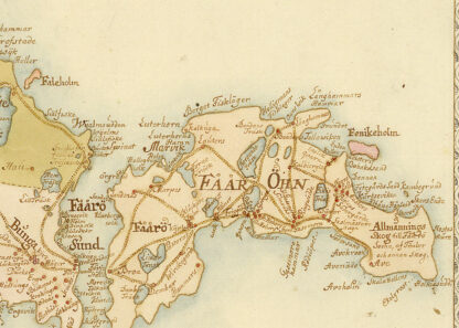 Swedish province Gotland 1729
