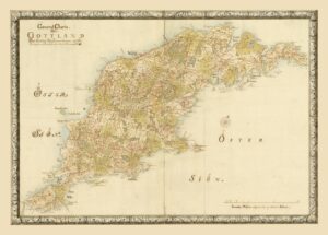 Swedish province Gotland 1729