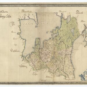 Historical map of Skaraborg late 17th century